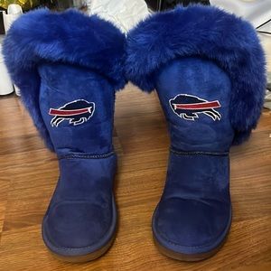 Buffalo Bills Winter Boots : Blue : Size 6
